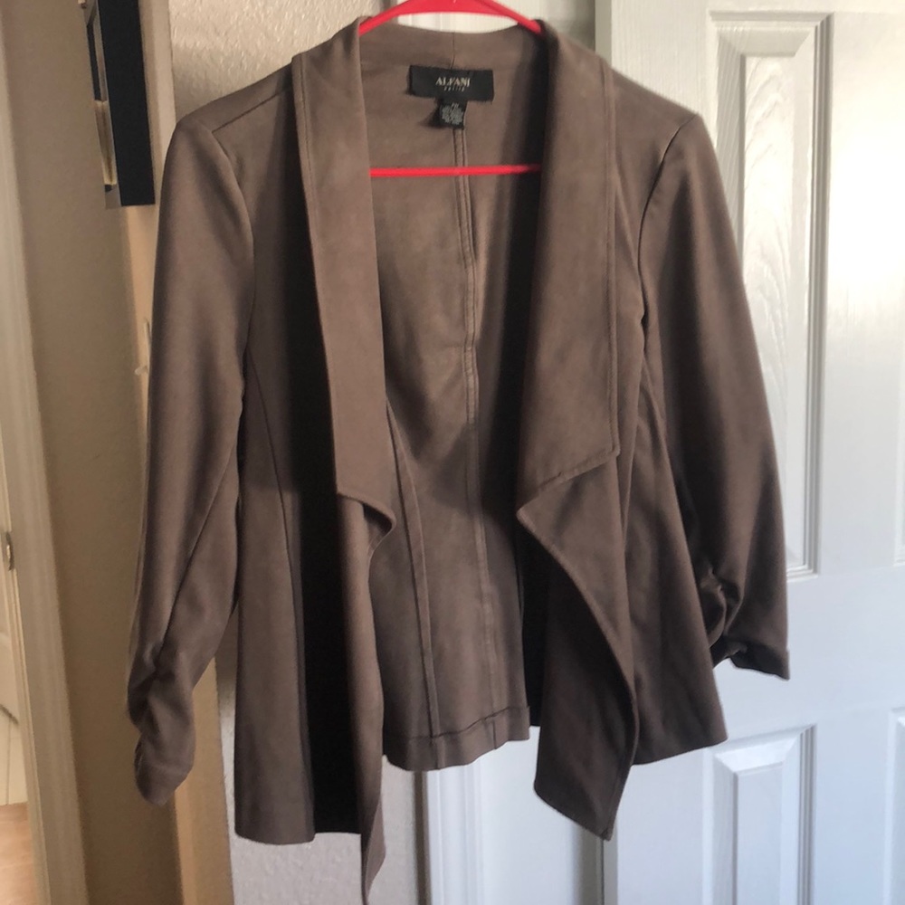 Faux Suede Jacket